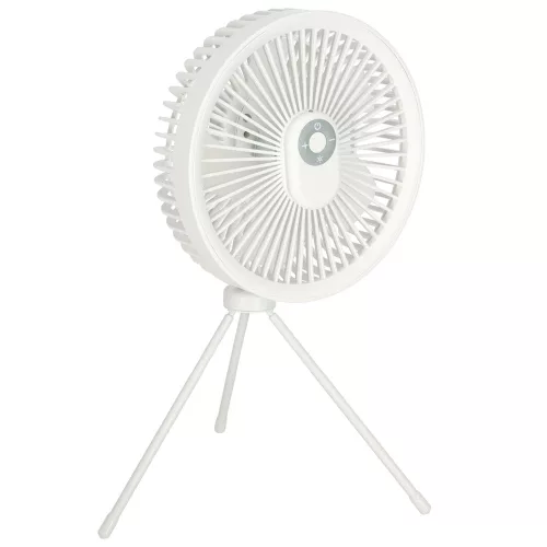 masăi ventilator, cablu fără articol, USB, telecomandă, cu lampă, 4 accesoriu, 18 cm alb