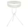 masăi ventilator, cablu fără articol, USB, telecomandă, cu lampă, 4 accesoriu, 18 cm alb
