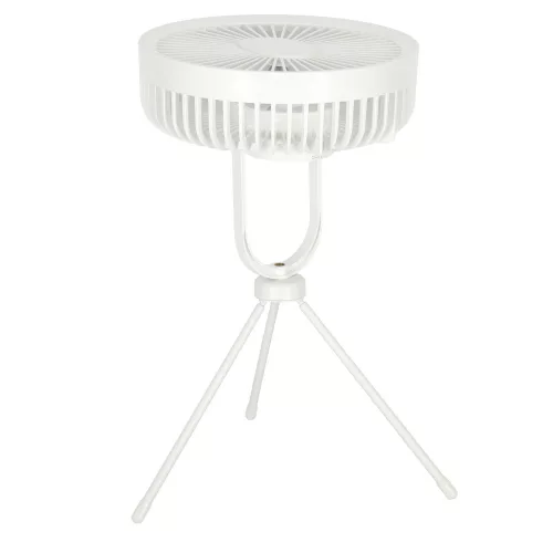masăi ventilator, cablu fără articol, USB, telecomandă, cu lampă, 4 accesoriu, 18 cm alb