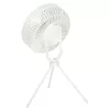 masăi ventilator, cablu fără articol, USB, telecomandă, cu lampă, 4 accesoriu, 18 cm alb