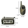 Walkie Talkie walkie talkie case PBX-szel gyerekekneknek khaki színben