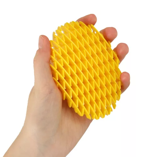 Fidget Worm antistres senzorial Jucărie Galben