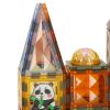 3D mágneses építőkockák világító állatpark 124 el.