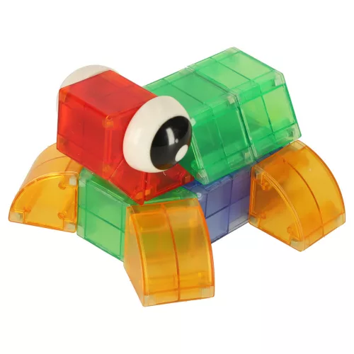 Magnetic cuburi de construcție, luminos baterii, 3D figurine, 32 bucată.