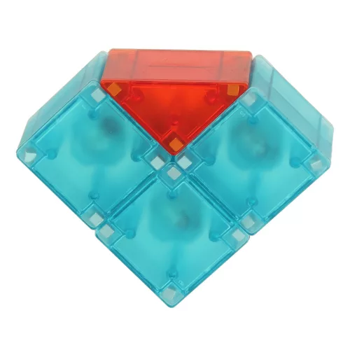 Magnetic cuburi de construcție, luminos baterii, 3D figurine, 32 bucată.