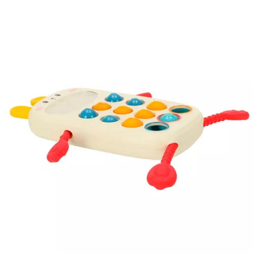 Montessori érzékszervi játék babáknak telefongombokkal, emberi