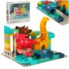 Kreatív blockkok dinoszaurusz park labdapálya 62db