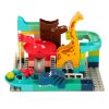 Kreatív blockkok dinoszaurusz park labdapálya 62db