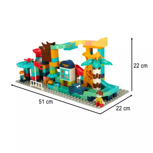 Cuburi de construcție teren de mingi 147 piese Bibi-inn