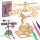 Fa 3d puzzle tudományos modell szélkakas