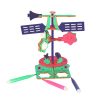 Fa 3d puzzle tudományos modell szélkakas