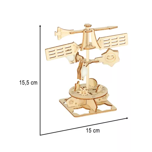 Științific set articol 3D modell lemn accesoriu