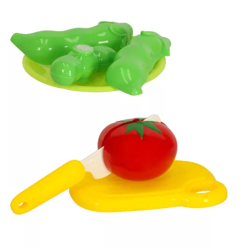 Zöldségek, gyümölcsök, vágóedények, bevásárlókosár, kiegészítők