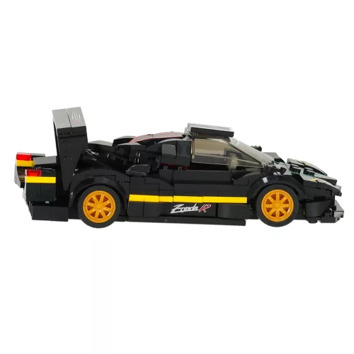 Rastar 93900-B Pagani Zonda R 1:28-as autó, 387 darabos kockák.
