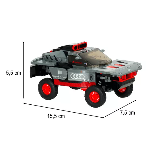 Rastar 10120 Audi RS Q e-tron autó 1:30-as kockák 376 darab.