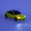 RC car 1:14 Volkswagen Bogár sárga