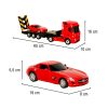 RC autó 1:26 Mercedes-Benz Actros piros