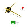Matricás falióra színes számokkal 80-90cm