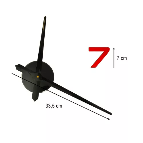 Bricolaj Ceas de perete, reglabil, 80-90 cm, colorat, 12 cifre