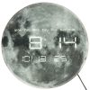 Bolygó hold waveóra szürke 32cm