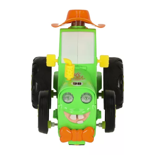 Távirányítós traktor RC távirányítóval, ugrással és tánccal, zöld hanggal