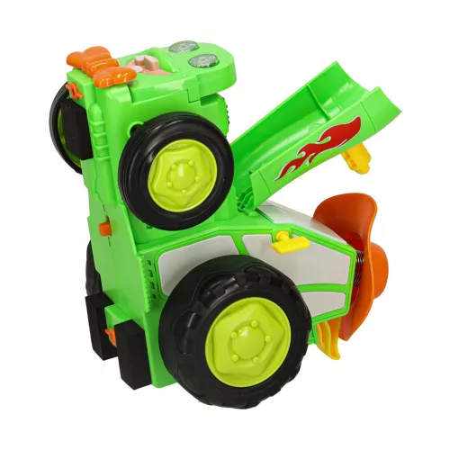 Távirányítós traktor RC távirányítóval, ugrással és tánccal, zöld hanggal