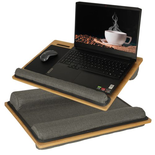 Laptop asztal fa állvány
