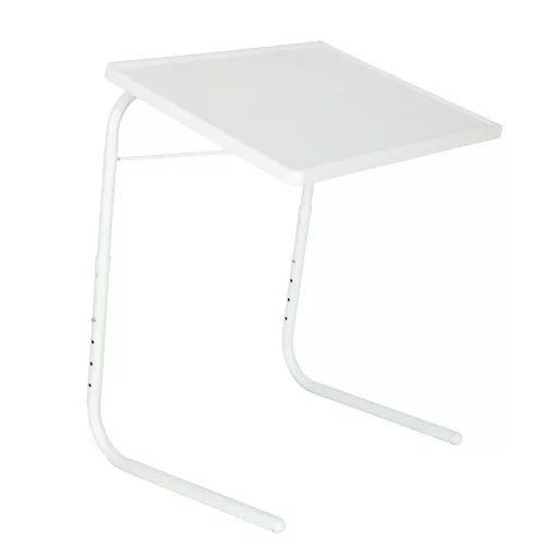 Laptopasztal laptophoz, multifunkcionális, összecsukható, állítható, 69 cm fehér