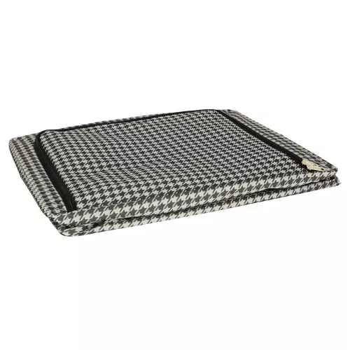 Suport haine, articol huzatsac kerettel, alb, negru, 100L