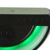 RGB Játékos LED Lámpa Hangszóró Induktív Töltő Fekete