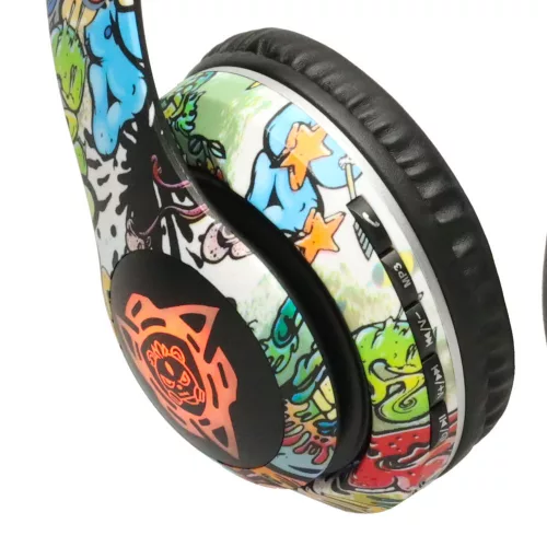 Vezeték nélküli Bluetooth RGB Gaming Sport 200mAh fülre helyezhető fejhallgató