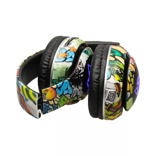 Vezeték nélküli Bluetooth RGB Gaming Sport 200mAh fülre helyezhető fejhallgató