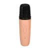 Karaoke szett Bluetooth hangszóró mikrofon USB LED rózsaszín