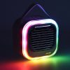 USB Bluetooth karaoke hangszóró krémszínű