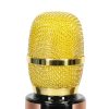 Bluetooth vezeték nélküli karaoke mikrofon arany