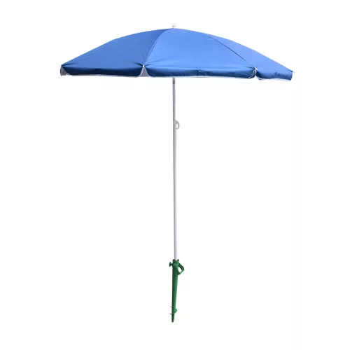 Állítható, összecsukható, UV sugárzású napernyő, 150 cm, kék
