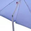 Állítható, összecsukható, UV sugárzású napernyő, 150 cm, kék