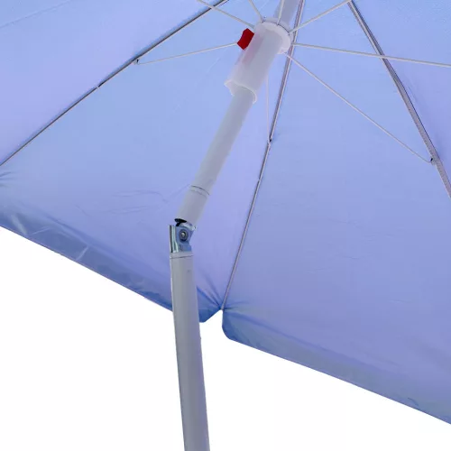 Állítható, összecsukható, UV sugárzású napernyő, 150 cm, kék