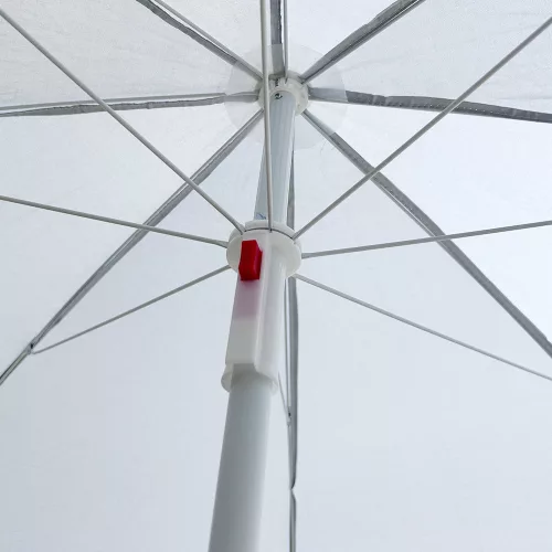 Állítható, összecsukható, UV sugárzású kerti napernyő, 150 cm, szürke