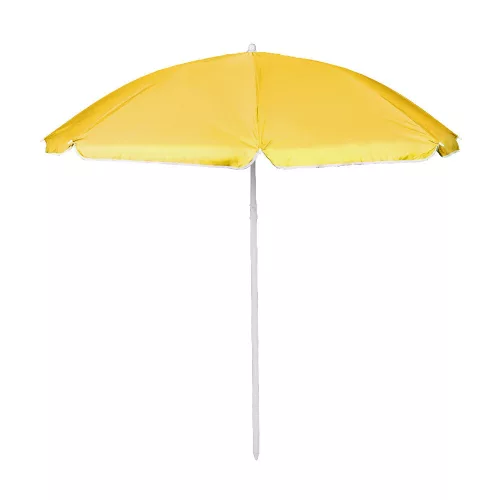 Állítható, összecsukható, UV-sugárzású napernyő, 150 cm, sárga
