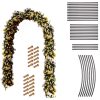 Kerti pergola ívtartó rózsákhoz virágokhoz borostyán kúszónövényekhez fém 240 x 140 cm