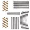 LUARO kerti pergola ívtartó rózsákhoz, virágokhoz, borostyánhoz, kúszónövényekhez, fémből készült 240 x 140 cm