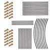 Kerti pergola ívtartó rózsákhoz virágokhoz borostyán kúszónövényekhez fém 240 x 140 cm