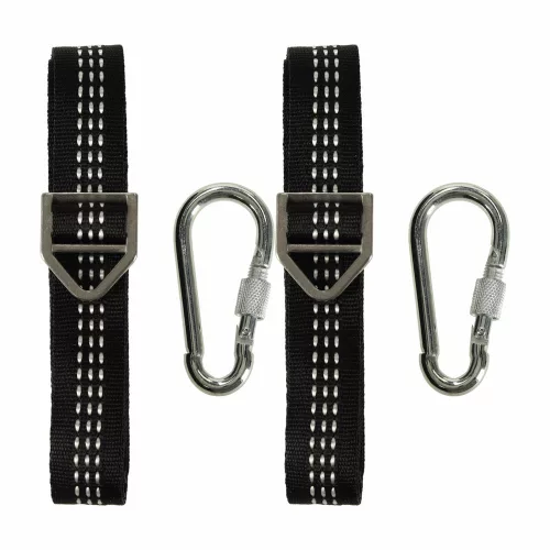 Hintarögzítő készlet, függőágytartó, öv + karabiner, 300kg