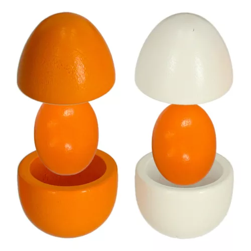 Montessori lemn ouă pentru joc, articol accesoriu