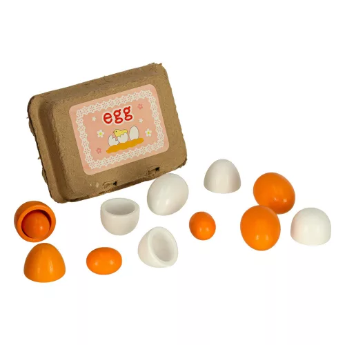 Montessori lemn ouă pentru joc, articol accesoriu