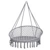 Gólyafészek hinta háttámlával kerti hinta 120x140x140 XXL szürke