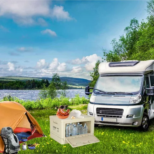 Auto portbagaj organizator pliabil cutie 25l gri