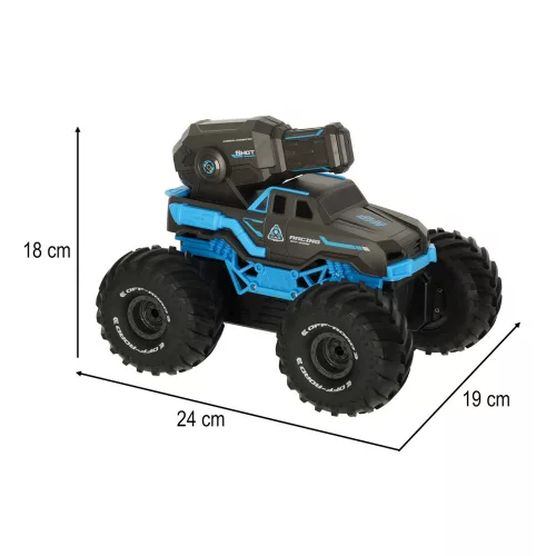 RC mașină articol, impermeabil, articol articol + 2 telecomandă, albastru