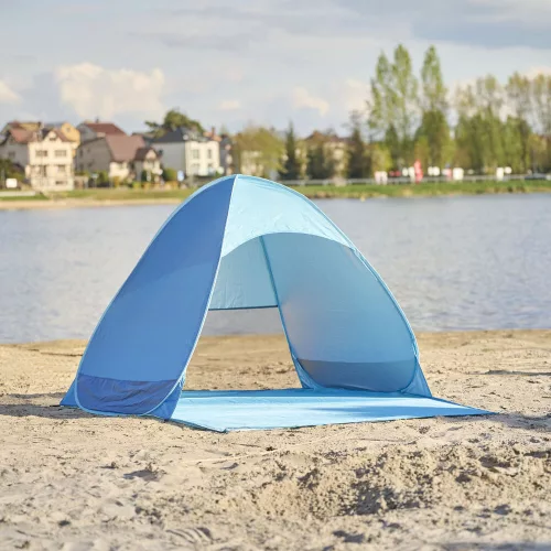 Strandsátor, önösszecsukható strandparaván, kerti felugró ablak, UV védelemmel XXL